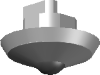 Innbruddsalarm bevegelsessensor IR tak AutoCAD 3D