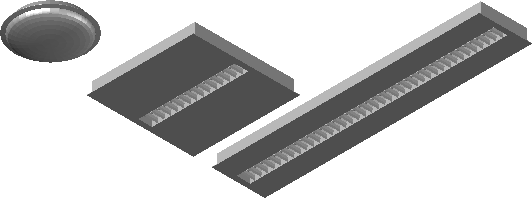 Fagerhult innfelt belysning AutoCAD 3D
